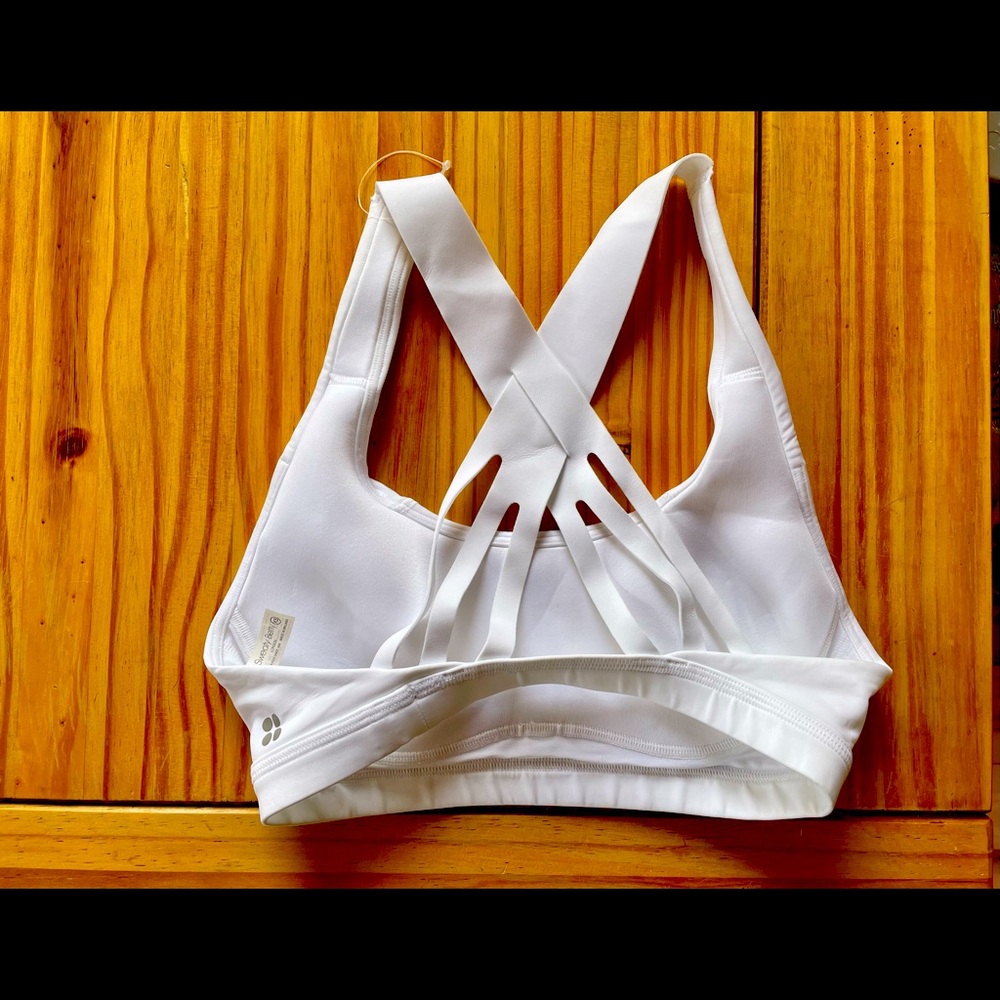 White Sweaty Betty sports bra XS, NWOT no flaws never worn! - Picture 3 of 3